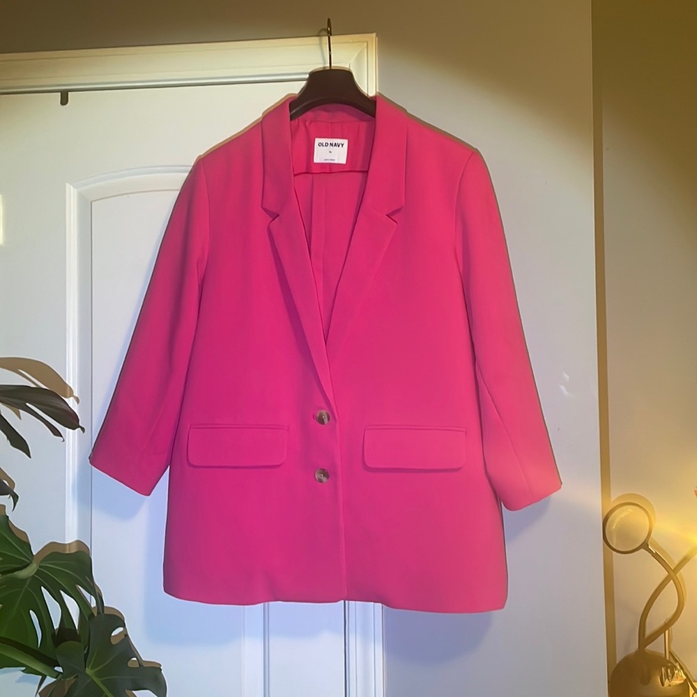 Bright pink Old Navy suit. One of a kind! Size XL